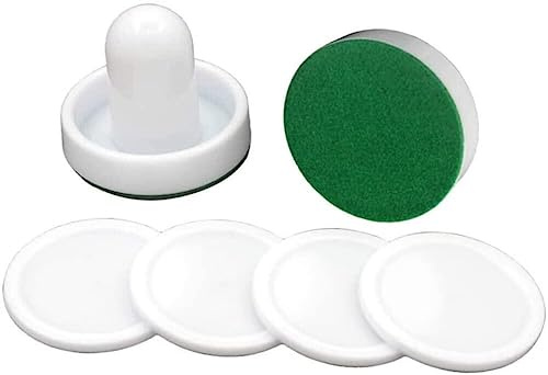 Rondelles de Hockey sur air Jeu de Rechange pour Hockey sur air Poussoirs de Hockey sur Glace Rondelles Palettes Table Famille Jeu Blanc Utilitaires Accessoires de tableUtile et Attrayant.