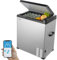 VEVOR 12 V Autokühlschrank, tragbarer 70 L Einzelzonen-Gefrierschrank, einstellbarer Bereich von -20~20 ℃, 12/24 V DC / 100-240 V AC-Kompressorkühler für Outdoor, Camping, Wohnmobil