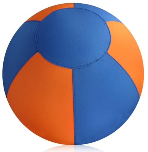 Pelota de pastoreo para perros, bola de pastoreo de PVC de 18 pulgadas con cubierta de poliéster con cremallera, resistente a los arañazos, juguete interactivo multiusos para caballos y ovejas para