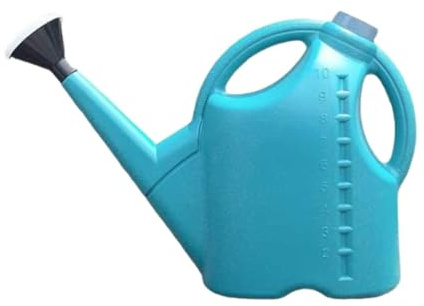 MotiveTech Regadera Recipiente de Jardín Jarro de Plástico Herramienta de Cultivo con Mango Ergonómico de Fácil Agarre Adecuada para El Mantenimiento de Plantas, 9l