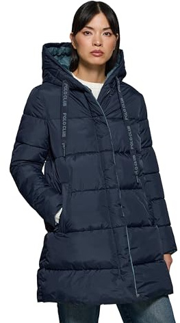Polo Club Abrigo Reversible de Mujer y con Capucha fija - Chaqueta Invierno