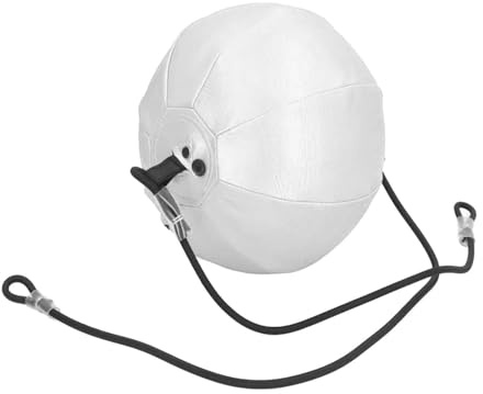 Amagogo Pelota de Boxeo, Pelota de Velocidad, Divertido Juguete, Saco de Boxeo de Doble Extremo, Saco de Boxeo para Sparring, Entrenamiento, Plata
