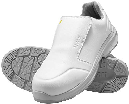 Uvex Zapato bajo para la higiene S2 SRC,Unisex,49,Blanco