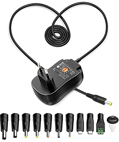 45W Universal Netzteil 12V 3A 2A 1A 5V AC DC Adapter Netzteil Kabel Schaltnetzteil Mit 10 Adapterstecker Steckernetzteil 12V, 15V, 13,5V, 12V, 9V, 7,5V, 6V, 5V USB 2A Haushalts Elektronik 3A Netzgerät