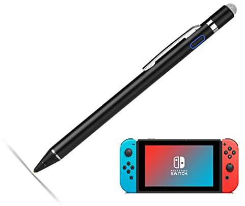 EVACH Stylus for Nintendo Switch Pen, Digital Pencil with 1.5mm Ultra Fine Tip Stylus Pen for Nintendo Switch, Black