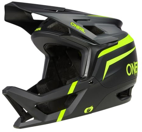 O'NEAL Transition TwiceMe Helmet Flash Schwarz/Neongelb/Größe XXL