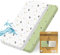 Lilly B. Organic Cotton 2in1 Pack of 2 Waterproof Cot Sheet, Used Instead of Bassinet Waterproof Mattress Protector Compatible with, Next2me, and All Bedside Cribs, Bassinets up to 90x55cm.
