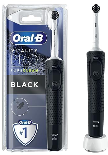 Oral-B Vitality Pro Pure Clean - Cepillo de dientes eléctrico, 3 modos de cepillado, color negro
