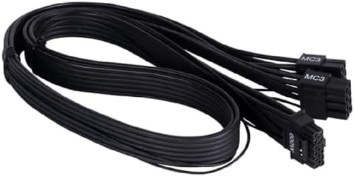 SilverStone Technology SST-PP14-EPS75, 2 x 8-Pin EPS Cable (Power Supply) to 12+4-Pin (GPU) 12VHPWR PCIe Gen5