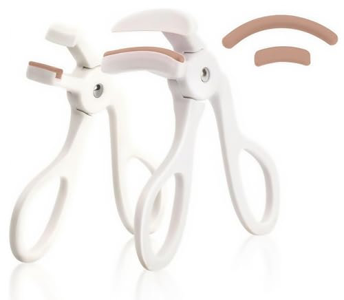 2 Pack Eyelash Curler - Professional Wide Angle Eyelash Curler and Partial Eyelashs Curler Combo Set Beauty Makeup Tool for Women