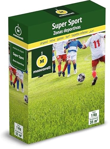 Garden Center Shop | Césped Mezcla Super Sport | Alta resistencia al pisoteo y uso intensivo | Césped denso y perenne para jardines, parques y zonas deportivas