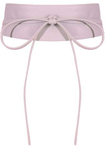 malito Cinturón de piel mujer Cintura Cinturón ancha G100 (lila)