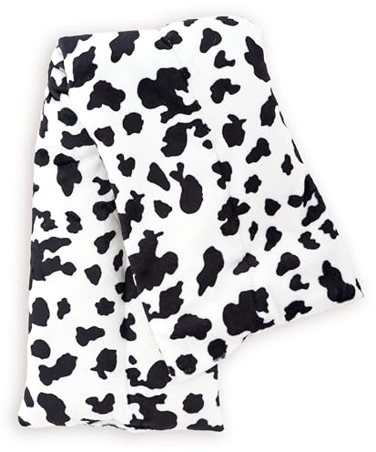 SMUG Wheat Bags Microwavable Neck & Shoulder | Soothing Heat Bags Microwavable | Hot & Cool Therapy | Lavender Oil | Pain Relief for Muscles, Joints & Migraines, Period Pain & Cramps | Cow