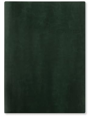Letts of London Lecassa A5 vecka att visa dagbok 2025 - British Racing Green