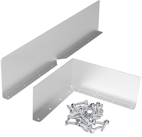 Protection contre les éclaboussures de gouttière - gouttière, inverseur d'eau pour protection de gouttière | Protection anti-débordement de gouttière en aluminium, déflecteur de pluie pour le toit, ex