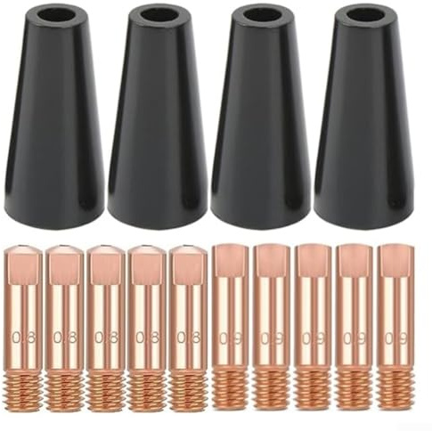 Gdfnmogo Kit ugelli senza gas Flux Core per apparecchiature di saldatura MIG, compatibile con modelli 14AK/15AK, design in rame, per accessori saldatori