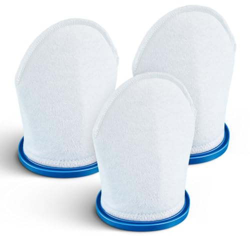 Leemone X-treme Multilayer Filter Bag Compatible with Pool Blaster Max, Max CG, Catfish Ultra, iVac 250, iVAC C2, Volt FX-4 Pool Vacuum, Thickened Cotton & Solid Structure, P30X022XF /PBW022XF 3 Pack