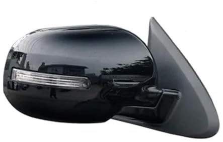 Specchio Specchietto Accessori Specchietti Retrovisori Auto Riflettori Laterali Indicatori Direzione A LED Per Mitsubishi Per Outlander 2013-2020 Specchio Retrovisore Esterno(Black Right)