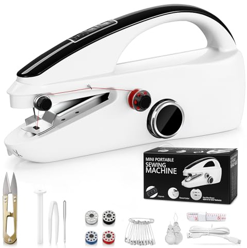 LSJXHAIK Handheld Sewing Machine UK Mini 2-Speed