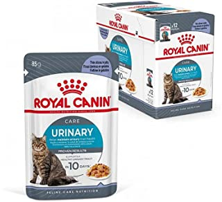 ROYAL CANIN Urinary Care Jelly | 12 x 85 g | Alimento Completo para Gatos Adultos (gelatina) | Puede Ayudar a Mantener la Salud del tracto urinario | Contenido Mineral equilibrado