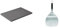 Weber glasierter Pizzastein & ® Pizzaheber, Pizzaschaufel, Pizzaschieber, aus Edelstahl, drehbarer Griff aus Gummi für platzsparende Aufbewahrung, für Pizza, Brot etc., 6691