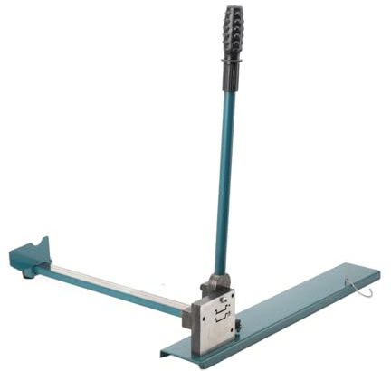Cozyel DIN Rail Cutter Double Hole Double Slot Rail Cutting Machine with Ruler, Manual Guide Rail Cutter for Cutting Slotted Steel/Aluminum Rail, Double Groove Rail Cutter with positioning pin DC-35