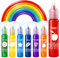Lebensmittelfarbe - Regenbogen Farben Flüssige Lebensmittel Farben für Kuchen, Backen, Kekse, Macaron - Zuckerfrei Konzentrierte Farbe Food Coloring für Tortendeko, Getränken, Osterei, Slime - je 15g