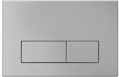 Mendorio WC Drückerplatte, kompatibel mit Geberit Sigma,UP300 & UP320 Serien Betätigungsplatten, Doppelspülung, Plattengröße 245 × 164 mm, ausgestattet mit Spülhebel-Set und Einbaurahmen.(Silbergrau）