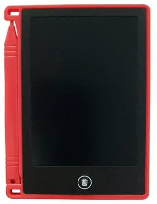 LESANGBAIHUODIAN Passar for 1 set 4,4 tums skrivtavla LCD-skärm ögonskydd DIY graffitimålningstavla surfplatta elektronisk handstilsplatta(Red)