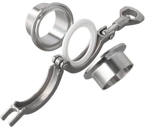 Installazione semplificata di saldature sanitarie set completo di componenti inclusi morsetti e guarnizioni (38 mm)