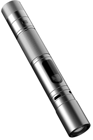 Selves Defense Lampe Torche Rechargeable avec arcs et Alarme pour la randonnée, Les Voyages, la sécurité, Lampe Torche LED Rechargeable