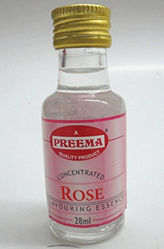 Rose Food Flavouring Essence Preema 28ml Bottle
