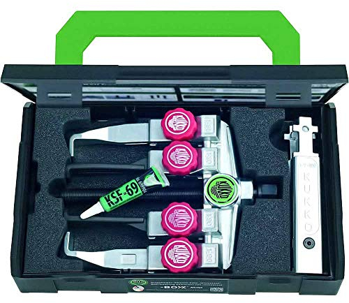 Kukko Abzieher Satz 2-Arm mit 2 Hakentypen + Verlängerung schwarz