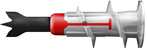 fischer - Cheville autoforeuse pour plaques de carton plâtre DuoBlade avec crochet rond/Blister de 6