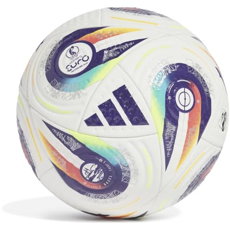 Adidas W Euro 2025 FIFA Quality Pro Ball JH1261, Unisex Footballs, White, 5 EU