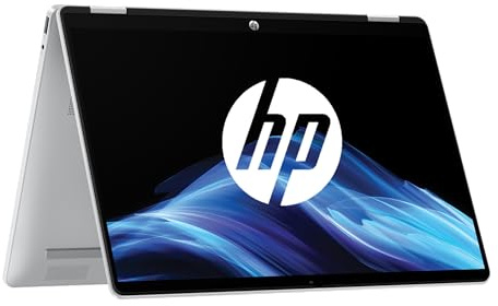 HP Omnibook 5 Flip 14-fp0000sf Ordinateur Portable Convertible 14 WUXGA IPS Tactile, PC Portable (Intel Core i7-1355U, RAM 16 Go, SSD 512 Go, Intel Iris XE, Windows 11), Laptop Argent, AZERTY