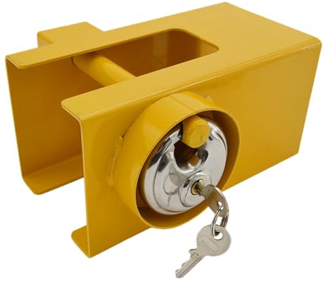 Serratura a linguetta per rimorchio - Acciaio inossidabile resistente universale per forniture auto | Lucchetto per accoppiatore a gancio - per porta di carico contenitore camper