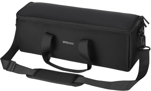 SPEELULU Extra stor objektivficka för Sony FE 400–800 mm/200–600 mm, Canon RF 200–800 mm, Nikon Z 180–600 mm – vadderad teleobjektivkamera objektivväska med bärrem, vattenavvisande