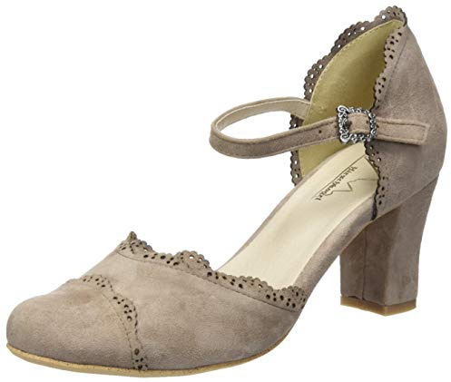 Hirschkogel Damen 3007836 Pumps, Grau (Stein 108)