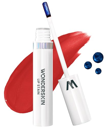 Wonderskin Wonder Blading Lip Stain Peel Off Masque - Long Lasting, Waterproof and Transfer Proof Red Lip Tint, Matte Finish Peel Off Makeup (Hayley Masque)