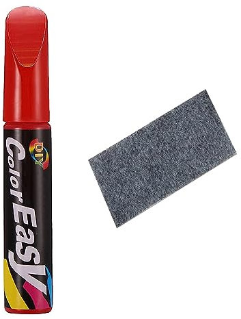 Car Touch Up Paint Pen Applicator Tool - Scratch Repair Brush for Automotive Paint - Red