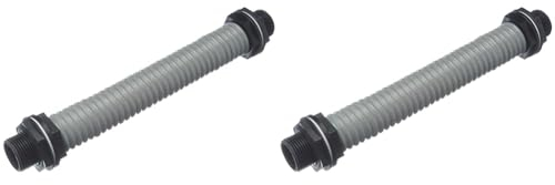 Garantia Regentonnen Verbindungsset, 32 mm, (1 1/4), Schlauch: 25 cm - Regentonnenverbindung - 330031 (Packung mit 2)