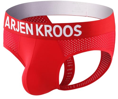 Casey Kevin Jockstrap Homme Coton Slips Sexy sous-vêtements | Ceinture de 4.5 CM de Large String Homme Suspensoir Respirant Athlétique Underwear, Convient pour le Sport et le Quotidien