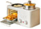 Macchina per la Colazione, 1200W Macchina per la Colazione Multifunzione Tre in Uno, con Forno, Padella, Vaporiera, Tim 0-60 min