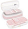 Mamowla Trousse Scolaire Crayons Grande Capacité Multifonction, Sac à Crayons école Papeterie Organisateur pour Stylos Maquillage collégiens Fille Garçon Adulte Ado(Rose)