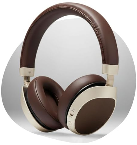 acce2s Casque Bluetooth Réduction de Bruit Pliable, autonomie 40 h et Micro
