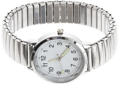 KAJNBN Montre Quartz Analogique Étanche Grand Cadran Chiffres Larges pour Femme et Senior, pour Anniversaires et Sorties Style Aléatoire