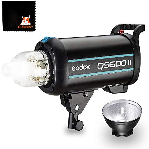 GODOX QS600II 5600K 600WS Flash Studio GN76 X Systerm Flash Studio Professionnel pour Désherber la Photographie de Portrait (QS600II)