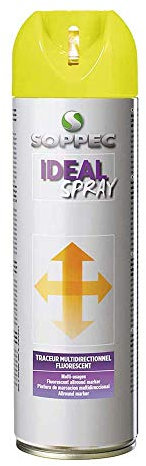 Soppec FAIDEALS500Y - Vernice per demarcazione, giallo, 500 ml