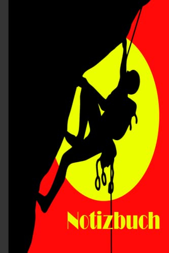 Klettern Notizbuch: Kletter Notizbuch breit liniert, liniertes Papier-Notizbuch für Schule, Studenten, Geschenk für Kinder, Jungen, Mädchen, Kletter Notizbuch, Kletter Liebhaber